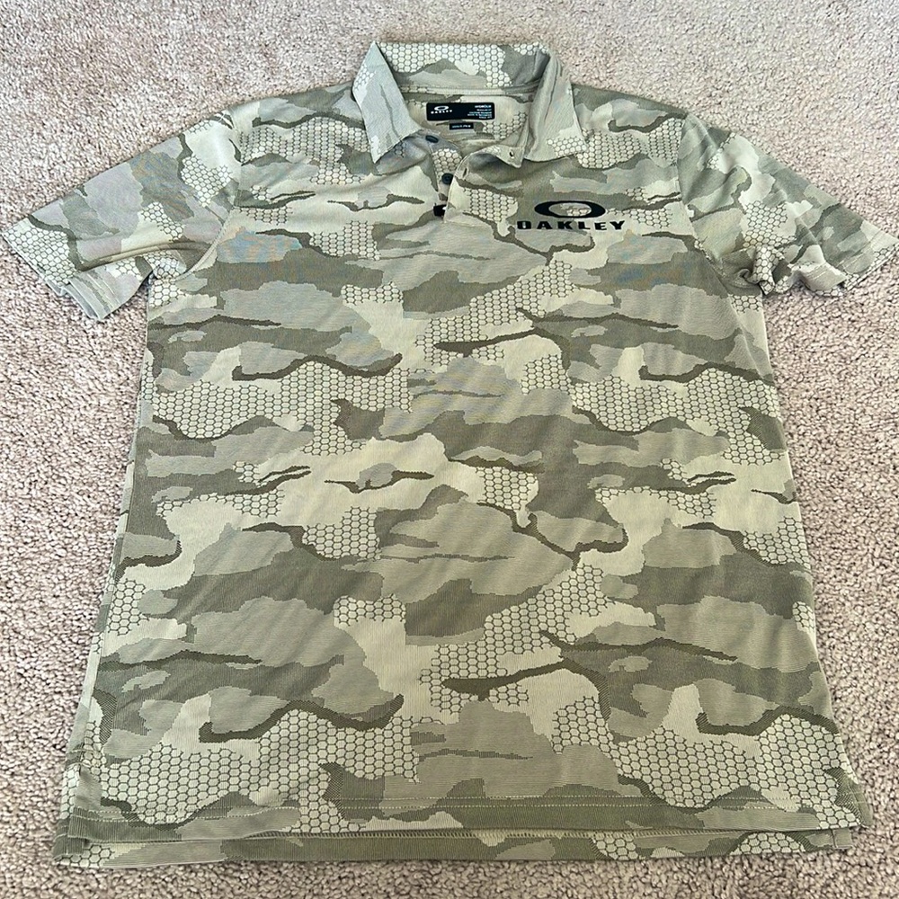 Oakley Hydrolix Camo Golf Polo